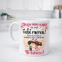 Cană personalizată, Draga mea soție, te voi iubi mereu