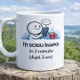 Cană personalizată, Îți scriu înapoi în 2 minute (după 3 ore)