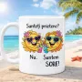 Cană personalizată, Nu suntem prietene, suntem SORE!